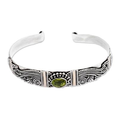 Alternate image for Peridot Sterling Silver Cuff Bracelet Paradise