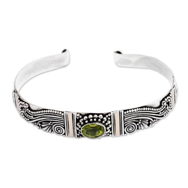 Alternate image for Peridot Sterling Silver Cuff Bracelet Paradise