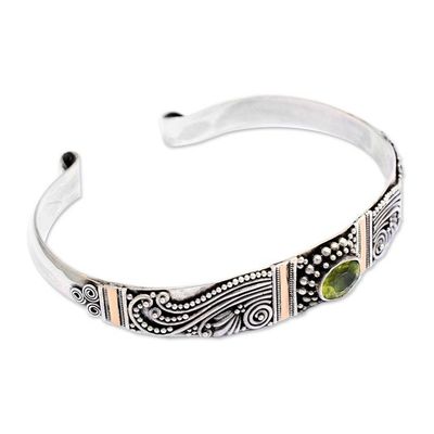 Alternate image for Peridot Sterling Silver Cuff Bracelet Paradise