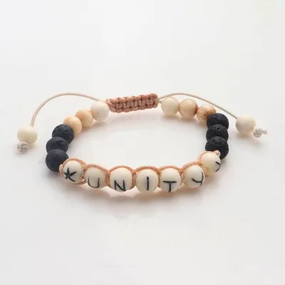 Primary image for Balinese Black Lava Stone Unity Bracelet For Unity