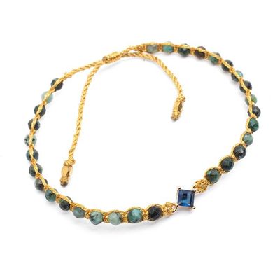 Alternate image for Eco-Friendly Reconstituted Turquoise Recycled Glass Bracelet Be Chic