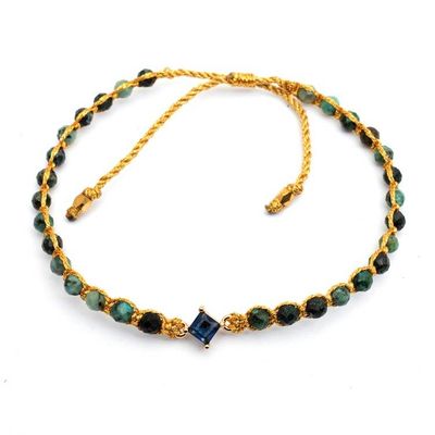 Alternate image for Eco-Friendly Reconstituted Turquoise Recycled Glass Bracelet Be Chic