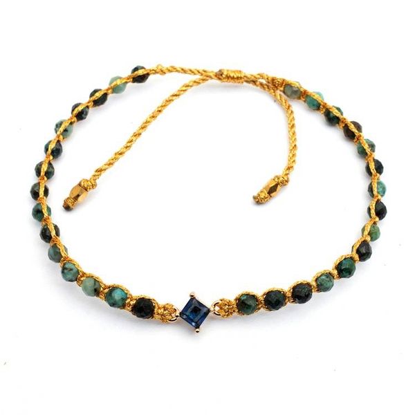 Alternate image for Eco-Friendly Reconstituted Turquoise Recycled Glass Bracelet Be Chic