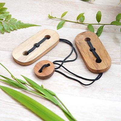 Alternate image for Fair Trade Handmade Wooden Pub Style Puzzle Omed-Omedan