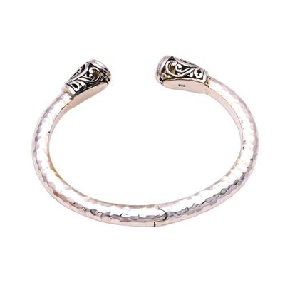 Alternate image for Swirl Pattern Citrine Cuff Bracelet from Bali Swirl Sparkle