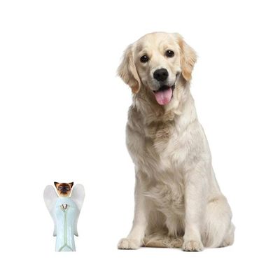 Alternate image for Wood statuette Angelic Siamese Cat