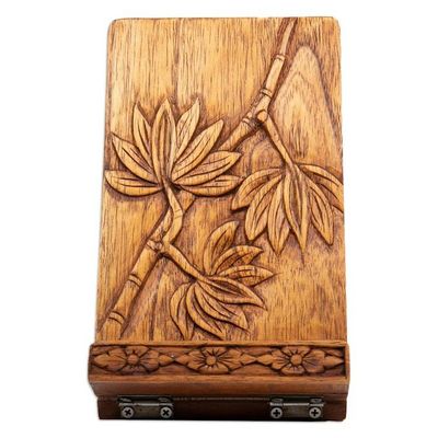 Alternate image for Nature-Inspired Jempinis Wood Tablet Stand from Bali Summer Enchantment