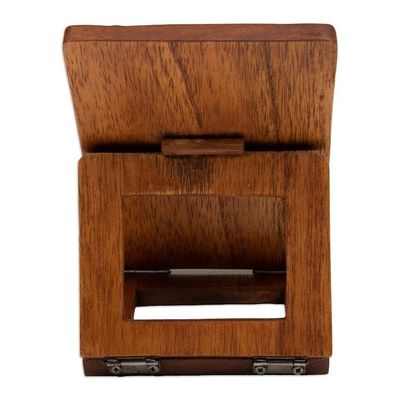 Alternate image for Nature-Inspired Jempinis Wood Tablet Stand from Bali Summer Enchantment