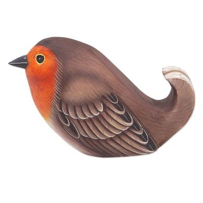 Alternate image for Wood Bird Cell Phone Stand Carved and Painted by Hand Robins Call