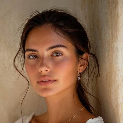 Alternate image for Floral-Themed Sterling Silver Dangle Earrings from Bali Blooming Flair