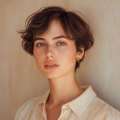 Alternate image for Ribbon-Shaped Drop Earrings in an 18k Gold-Plated Finish Ribbon of Belles