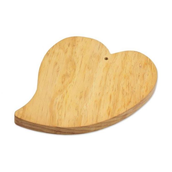 Alternate image for Fair Trade Natural Wood Charcuterie Board Hand-carved Love at Home