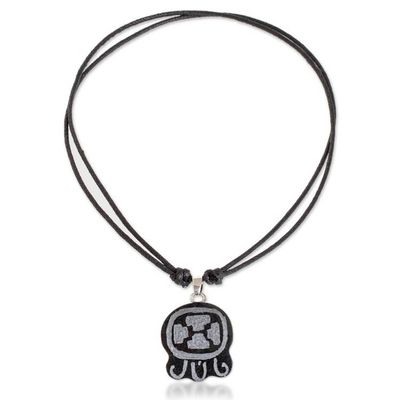 Alternate image for Mayan Healing Nahual-Themed Jade Pendant Necklace Mayan Healing