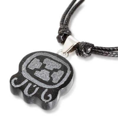 Alternate image for Mayan Healing Nahual-Themed Jade Pendant Necklace Mayan Healing