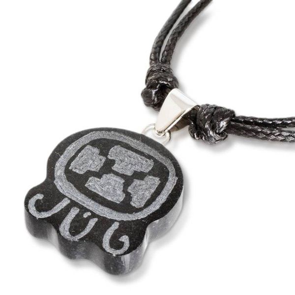 Alternate image for Mayan Healing Nahual-Themed Jade Pendant Necklace Mayan Healing