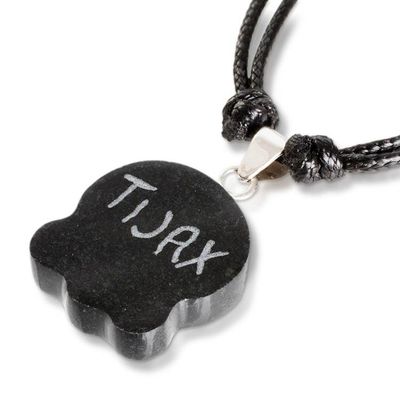 Alternate image for Mayan Healing Nahual-Themed Jade Pendant Necklace Mayan Healing