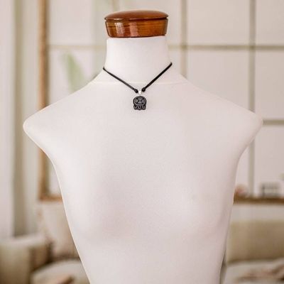 Alternate image for Mayan Healing Nahual-Themed Jade Pendant Necklace Mayan Healing