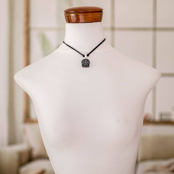 Alternate image for Mayan Healing Nahual-Themed Jade Pendant Necklace Mayan Healing