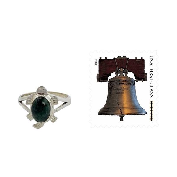 Alternate image for Sterling Silver Ring with Jade Artisan Crafted Jewelry Dark Green Marine Turtle