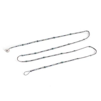 Alternate image for Onyx and Glass Beaded Wrap Bracelet Handcrafted in Guatemala Gems of Destiny