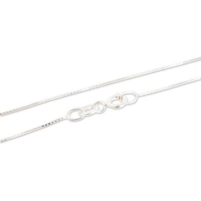 Alternate image for Modern Dark Green Jade Silver Necklace with Round Pendant Green Circle of Love