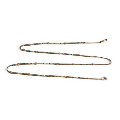 Alternate image for Colorful Handcrafted Wrap Bracelet with Onyx and Glass Beads Stones of Destiny