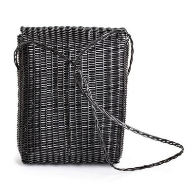 Alternate image for Handwoven Recycled Vinyl Cord Sling Bag with Diamond Motif Casual Beauty