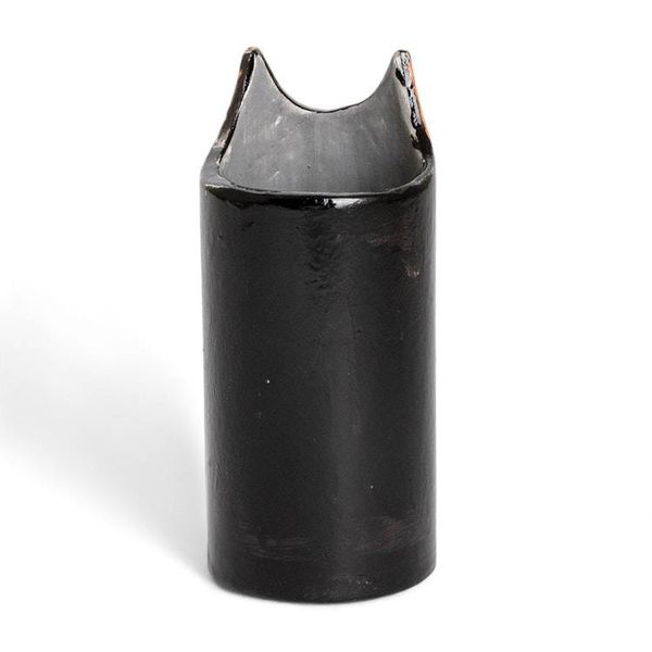 Alternate image for Cat-Themed Ceramic Decorative Vase Utensil and Pen Holder Petite Black Feline Organizer