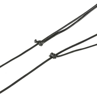 Alternate image for Guatemalan Natural Dark Green Jade Pendant Necklace Colmillo