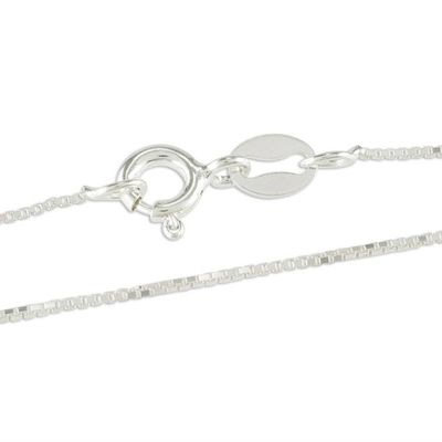 Alternate image for Natural Lavender Jade and Sterling Silver Heart Necklace Lilac Heart