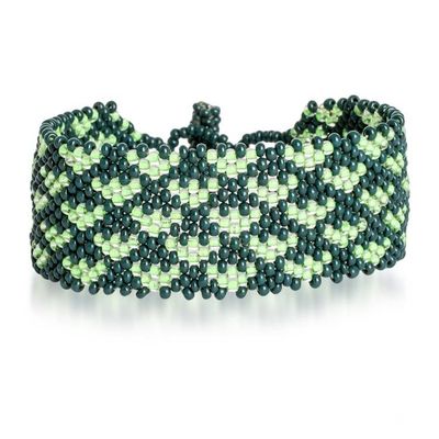 Alternate image for Heart-Themed Adjustable Handmade Beaded Wristband Bracelet Unbreakable Love