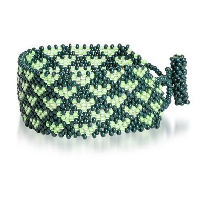 Alternate image for Heart-Themed Adjustable Handmade Beaded Wristband Bracelet Unbreakable Love