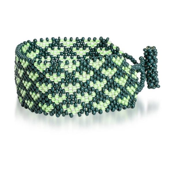 Alternate image for Heart-Themed Adjustable Handmade Beaded Wristband Bracelet Unbreakable Love
