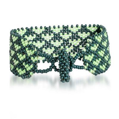 Alternate image for Heart-Themed Adjustable Handmade Beaded Wristband Bracelet Unbreakable Love