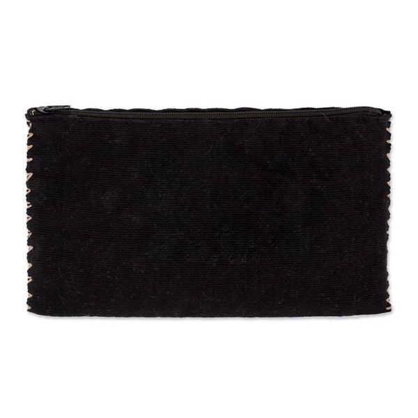 Alternate image for Hand Woven and Embroidered  Clutch With Diamond Pattern Woven Diamonds