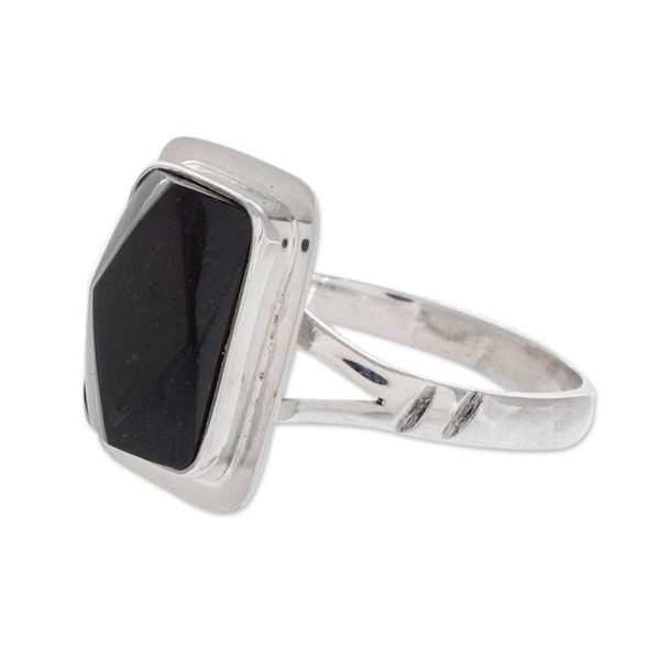 Alternate image for Jade cocktail ring Black Jade Princess