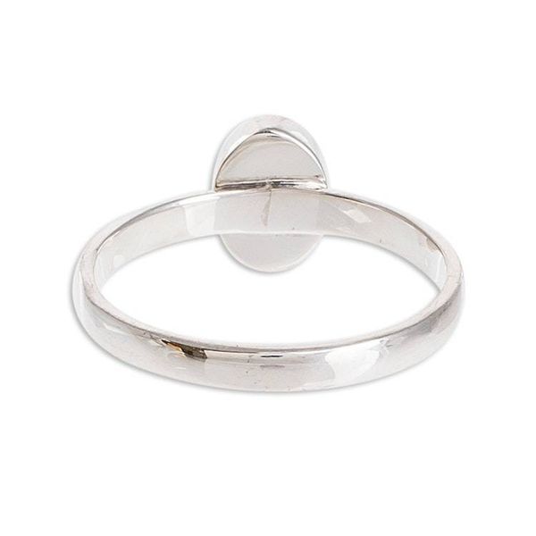 Alternate image for Jade Single Stone Ring in Dark Green from Guatemala Force and Beauty in Dark Green