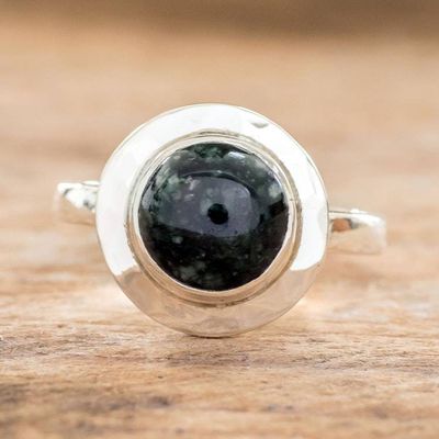 Alternate image for Jade cocktail ring Saturn