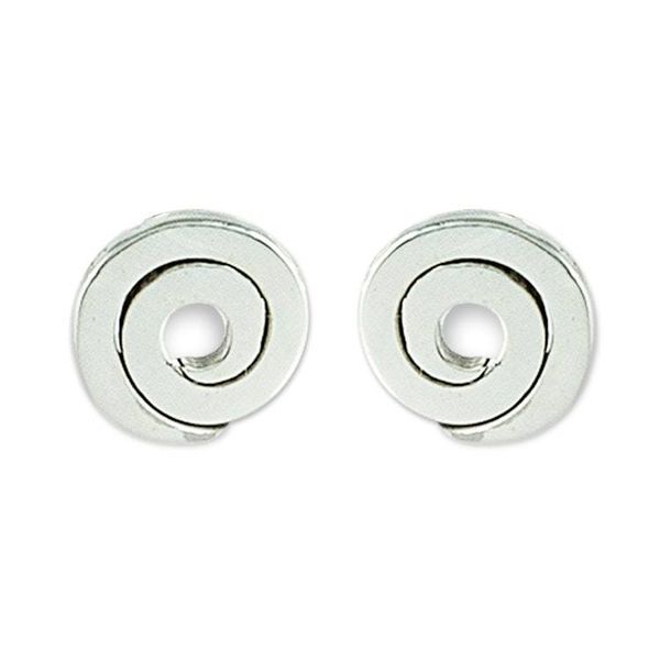 Alternate image for Spiral Sterling Silver Stud Earrings Where Its At