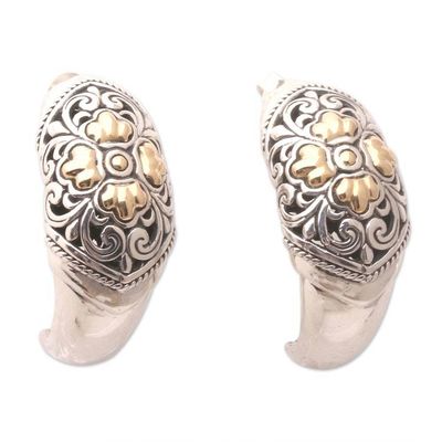 Alternate image for Handmade Gold-Accented Drop Earrings Embrace Me