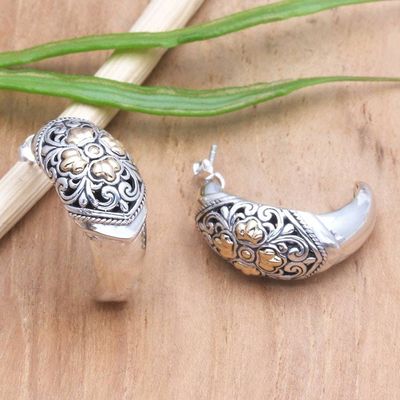 Alternate image for Handmade Gold-Accented Drop Earrings Embrace Me