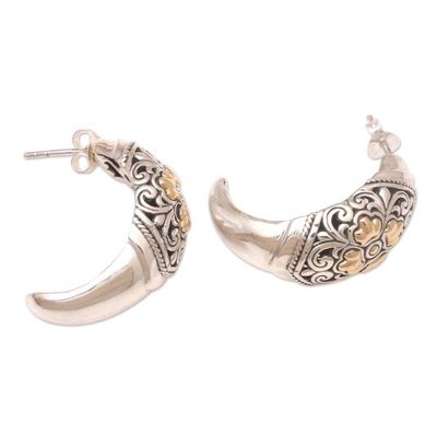 Alternate image for Handmade Gold-Accented Drop Earrings Embrace Me