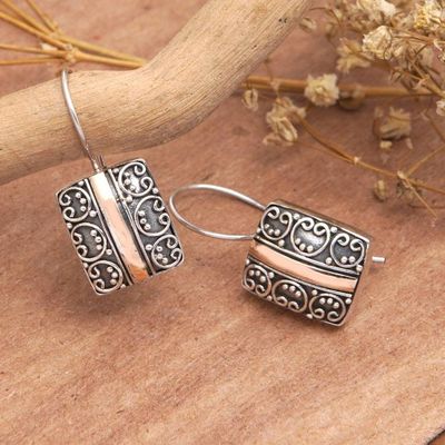 Alternate image for Traditional 18k Gold-Accented Drop Earrings from Bali Palatial Vibes