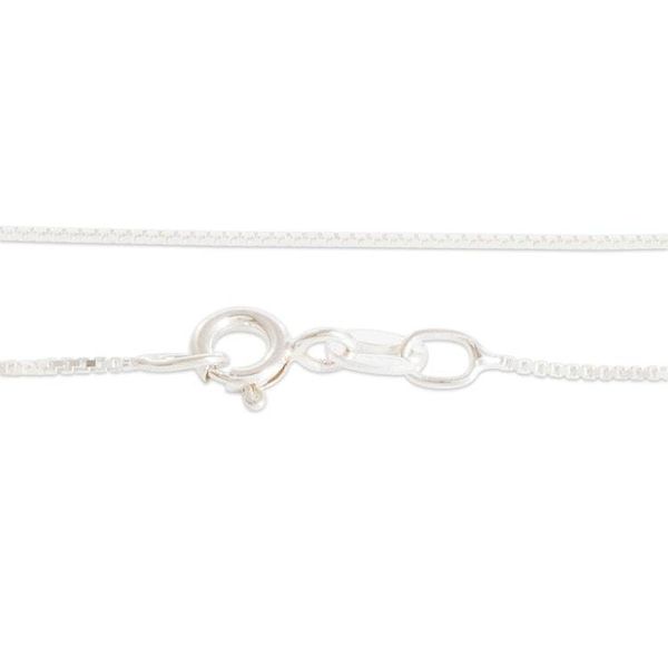 Alternate image for Inspirational Polished Sterling Silver Om Pendant Necklace Spiritual Journey