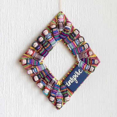 Primary image for Handmade Maya Worry Doll Inspirational Wreath Inspire