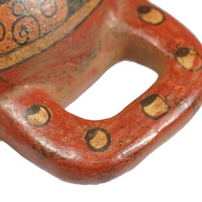 Alternate image for Handmade Ceramic Decorative Vase from Central America Maya Greatness