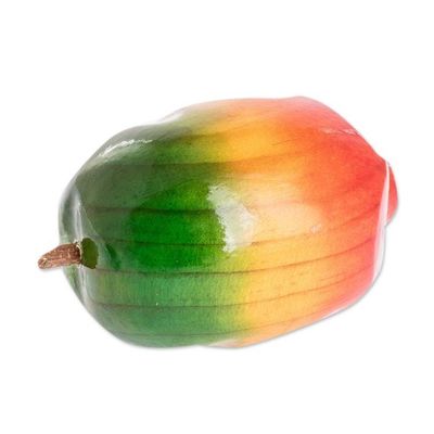 Alternate image for Hand Painted Wood Fruit Sculpture Crown Jocote