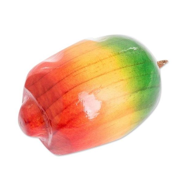Alternate image for Hand Painted Wood Fruit Sculpture Crown Jocote