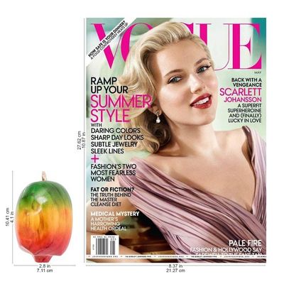 Alternate image for Hand Painted Wood Fruit Sculpture Crown Jocote