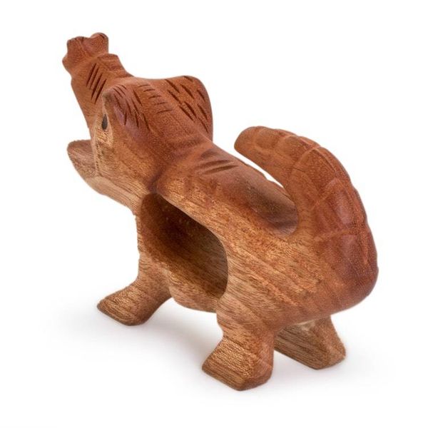 Alternate image for Nature-Themed Handmade Crocodile Mahogany Wood Figurine Reptile Days